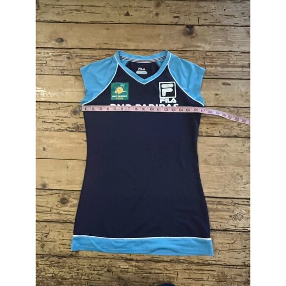 Fila Navy and Sky Blue Tank Top - Picture 2 of 9